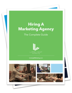 Hiring A Marketing Agency by LimeLight Marketing | Download Graphic