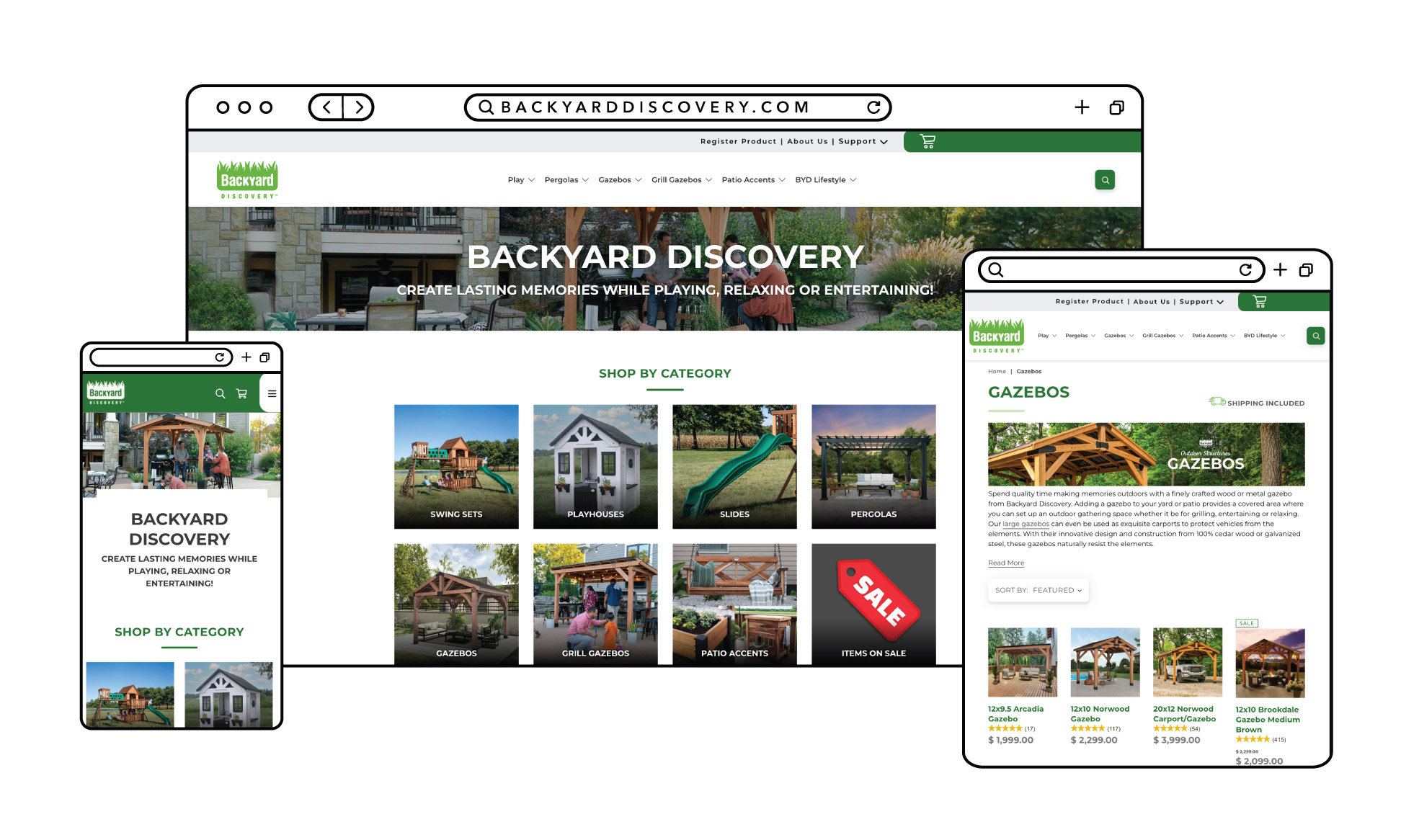 Backyard Discovery Website