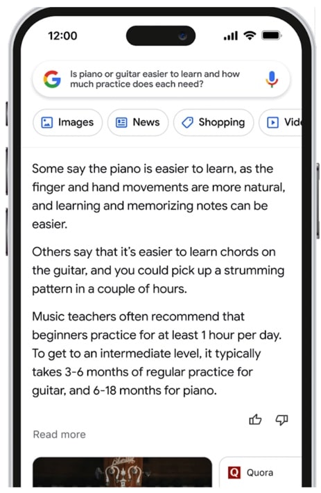 Google Bard Mobile preview