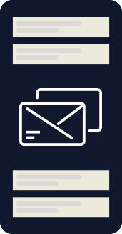 optimized email flows display