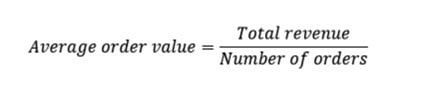 average order value formula