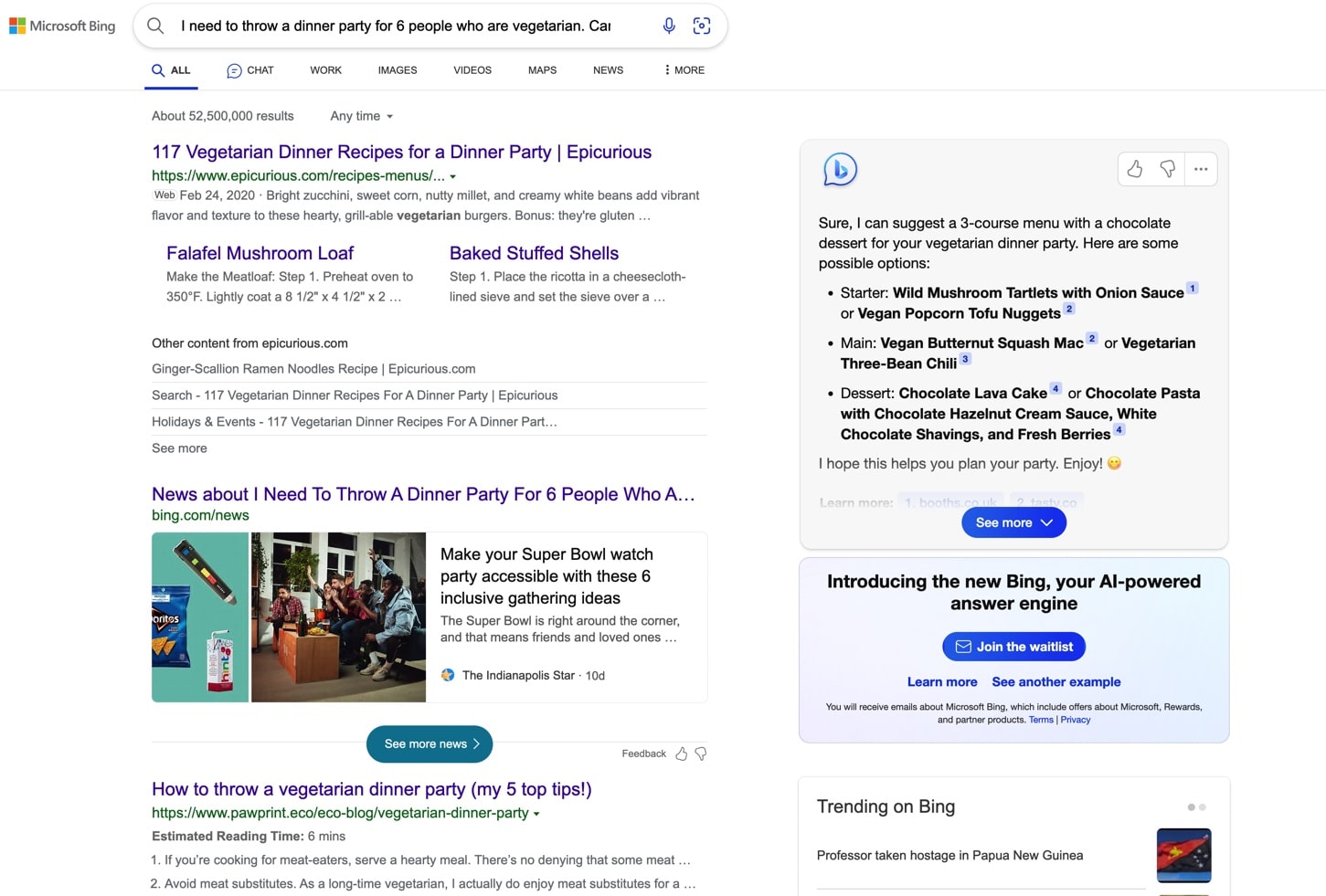 Bing ChatGPT SERP Preview