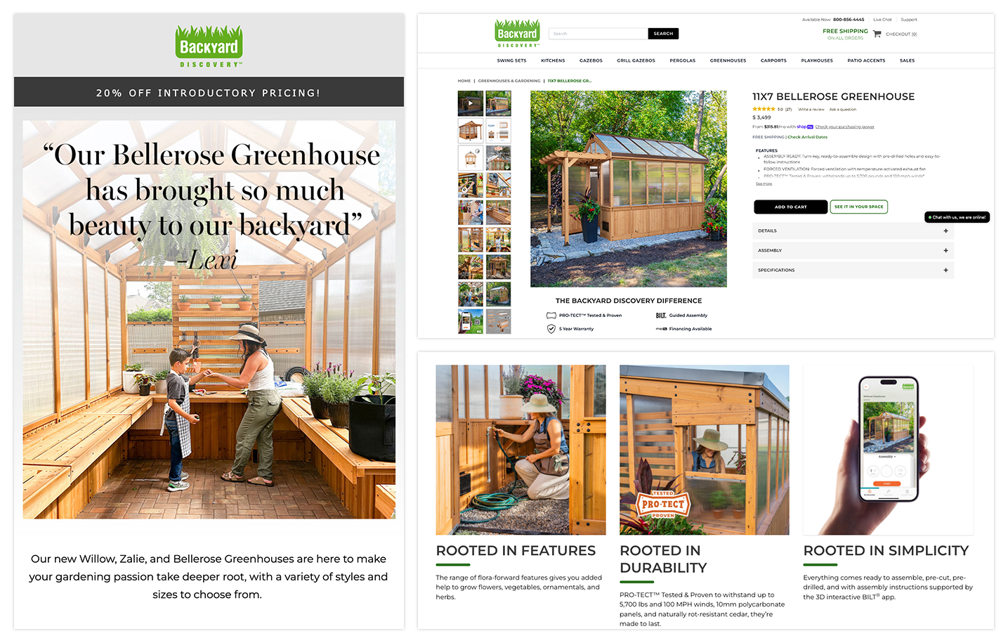 greenhouse product launch campaign