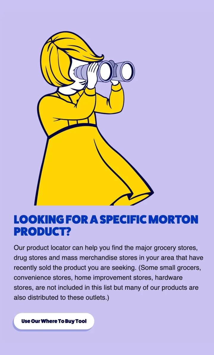 Looking for a product, on mobile